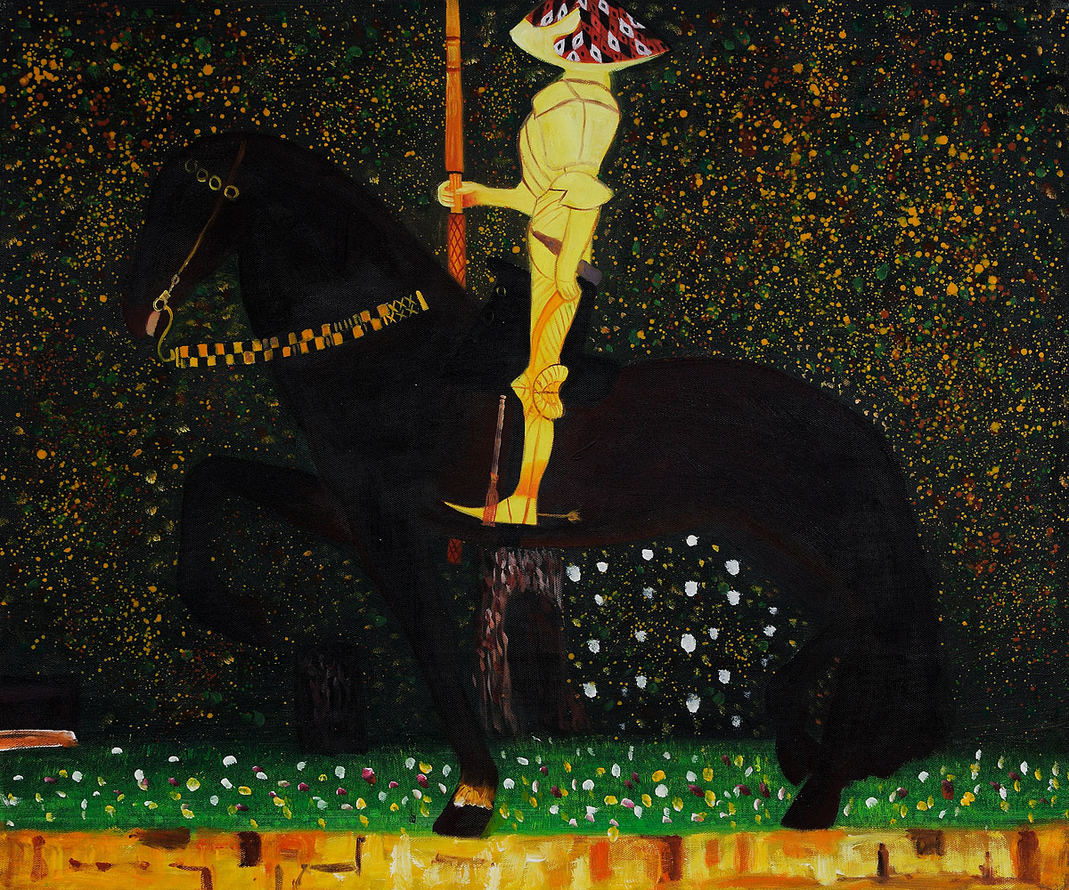The Golden Knight - Gustav Klimt Paintings